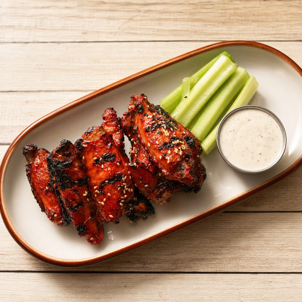 Korean BBQ Wings.