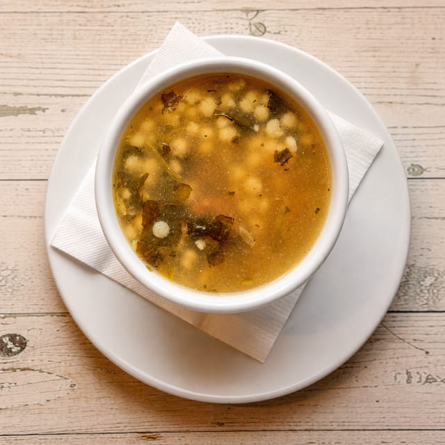 Cup Wedding Soup.